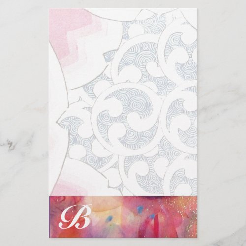 WAVES Monogram Stationery