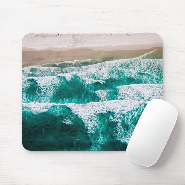 Waves Mouse Pad (With Mouse)