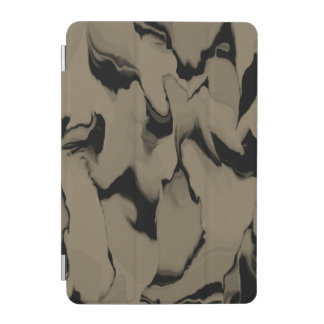 Waves of Black and Brown iPad Mini Cover