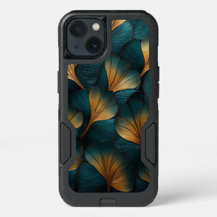 Waves of Blue and Gold iPhone 13 Case