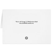 Waves of Change Card (Back Horizontal)