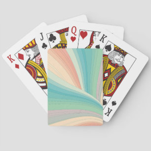 Waves of Color Playing Cards