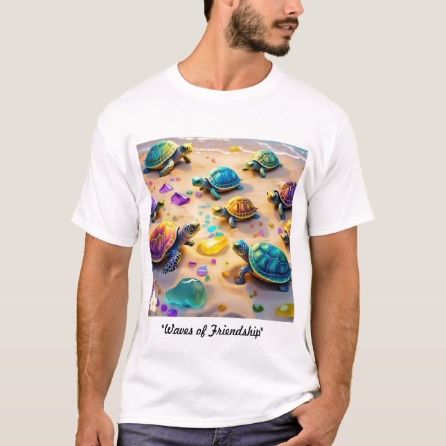 "Waves of Friendship" T-Shirt (Front)