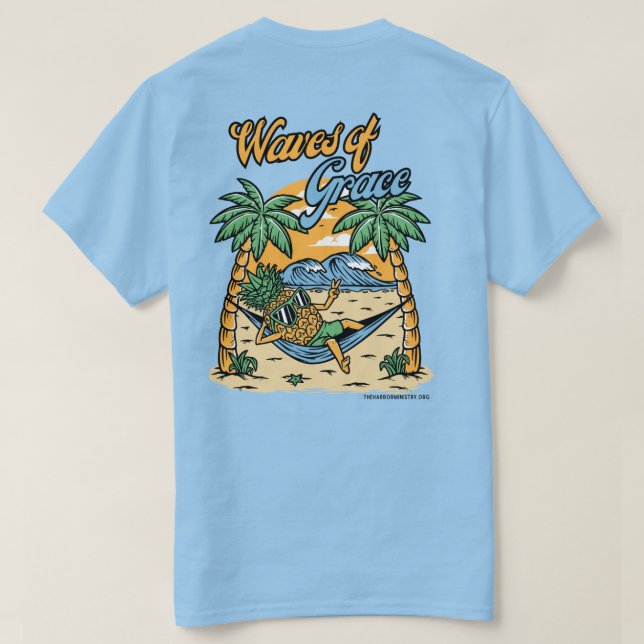Waves of Grace T-Shirt (Design Back)
