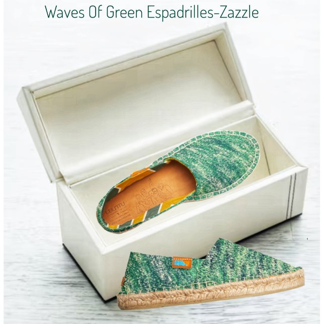 Waves Of Green Espadrilles (Creator Uploaded)