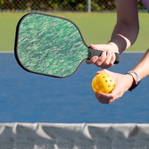 Waves of Green Pickleball Paddle