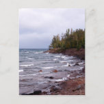 Waves of Lake Superior Postcard
