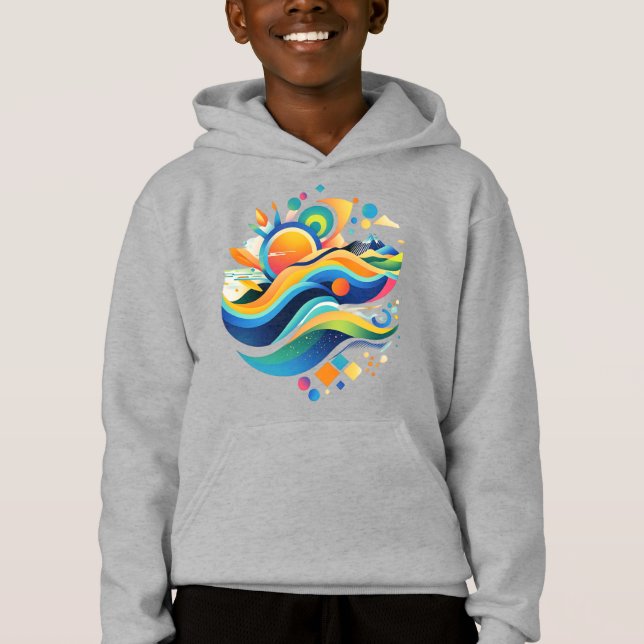 Waves of Life Hoodie (Front)