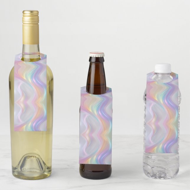 Waves of Light Bottle Hanger Tag (In Situ)