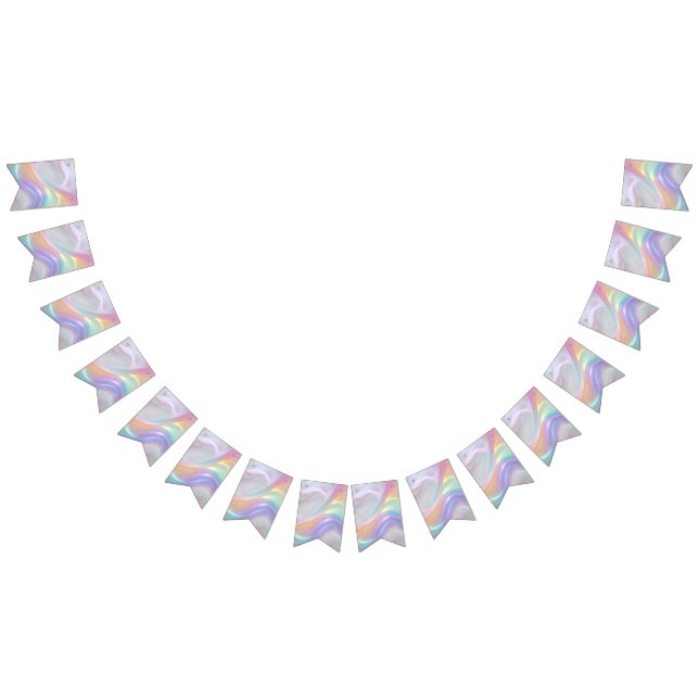 Waves of Light Bunting Flags (All)
