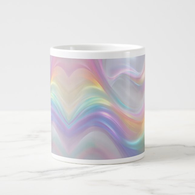 Waves of Light Giant Coffee Mug (Front)