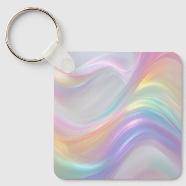 Waves of Light Keychain (Front)