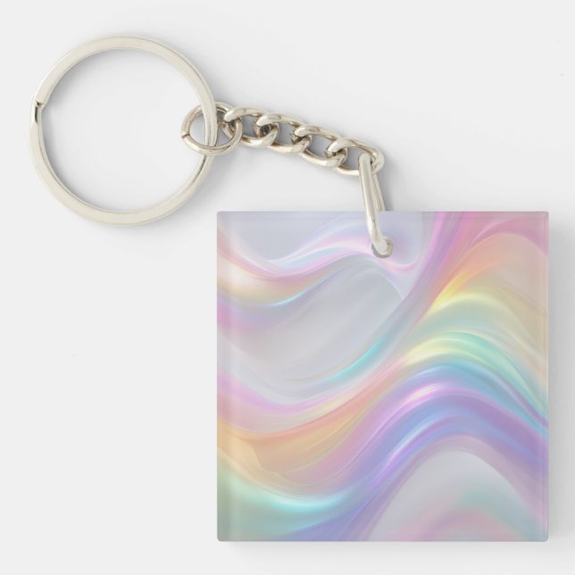 Waves of Light Keychain (Front)