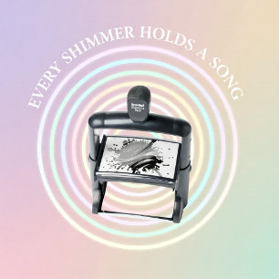 Waves of Light Self-inking Stamp