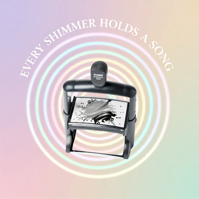 Waves of Light Self-inking Stamp (Creator Uploaded)