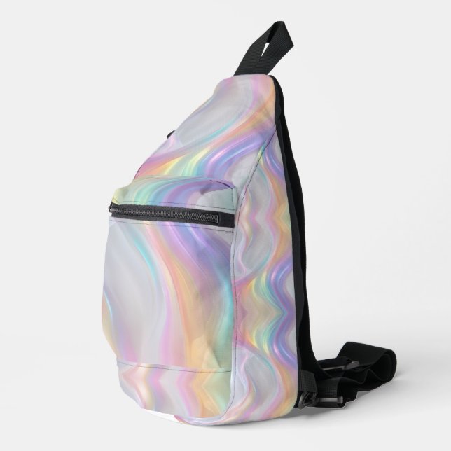 Waves of Light Sling Bag (Right Corner)