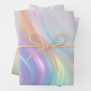 Waves of Light Wrapping Paper Sheets