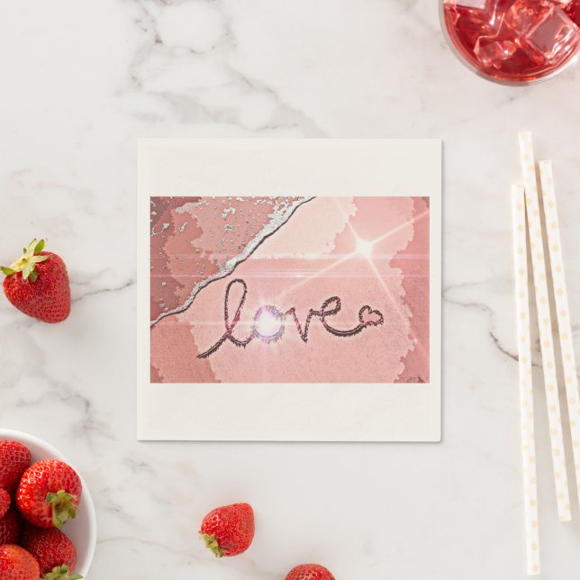 Waves of Love Napkins (Insitu)