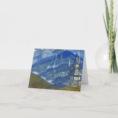 Waves of Mist by Nicholas Roerich Thank You Card