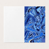 waves of roads in blue (Outside Unfolded)