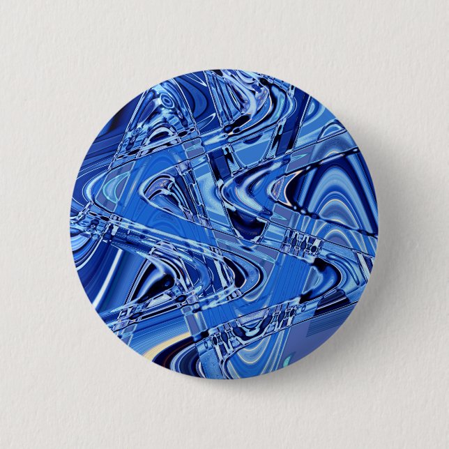 waves of roads in blue button (Front)