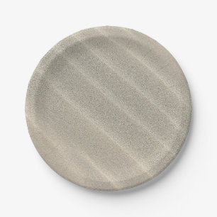 Waves of Sand Paper Plates