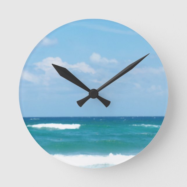 WAVES OF THE OCEAN ROUND CLOCK (Front)