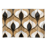 Waves of Time: Vintage Geometric Pillow Case