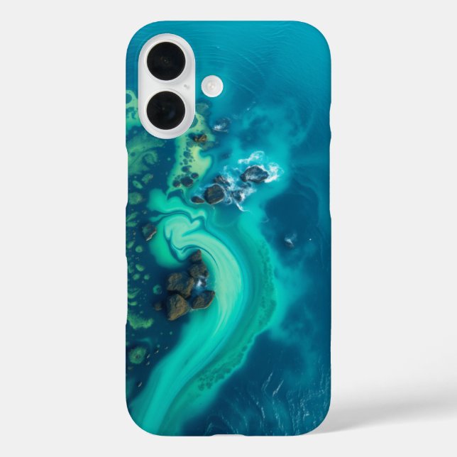Waves of Tranquility: A Peaceful View Case-Mate iPhone Case (Back)