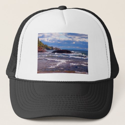 Waves On Lake Superior Trucker Hat