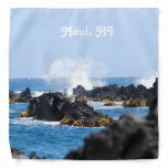 Waves on Maui Coast Bandana