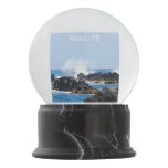 Waves on Maui Coast Snow Globe