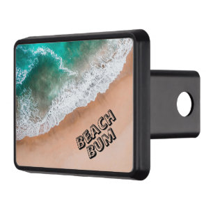 Waves on Sandy Beach Beach Bum Hitch Cover