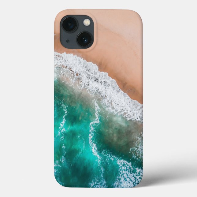 Waves on Sandy Beach  Case-Mate iPhone Case (Back)