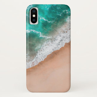 Waves on Sandy Beach  iPhone X Case