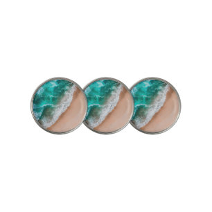Waves on Sandy Beach  Golf Ball Marker