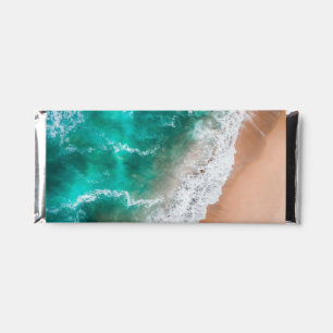 Waves on Sandy Beach  Hershey Bar Favors