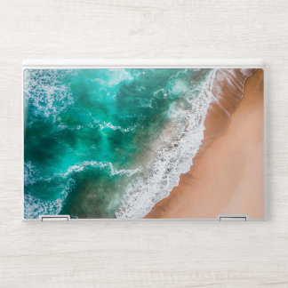 Waves on Sandy Beach HP Laptop Skin