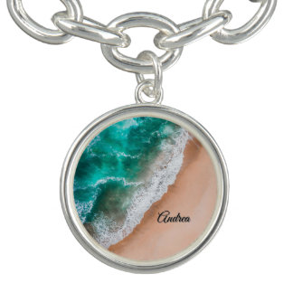 Waves on Sandy Beach Personal Bracelet