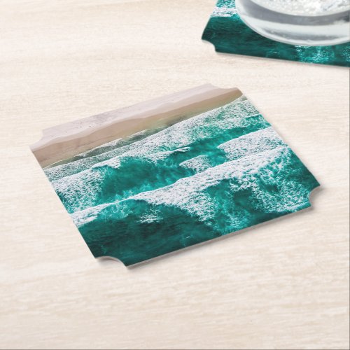 Waves Paper Coaster