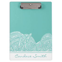 Waves Personalized Clipboard