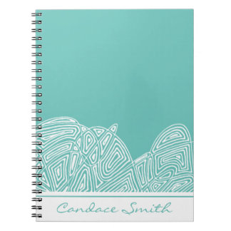 Waves Personalized Notebook