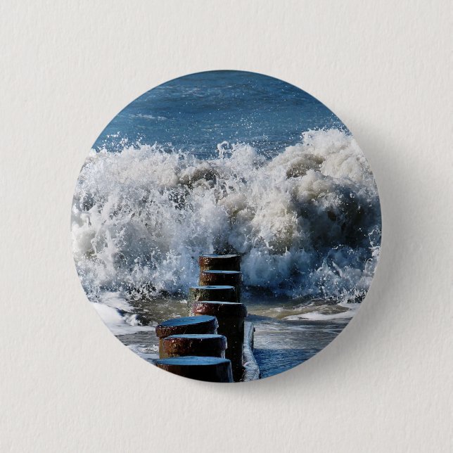 WAVES PINBACK BUTTON (Front)