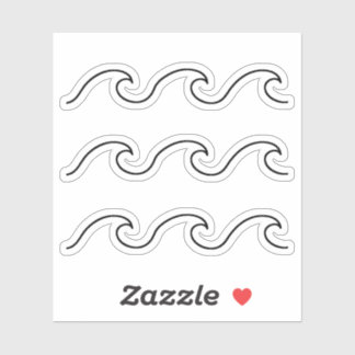 Waves Sticker
