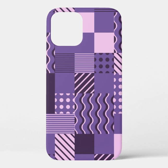 Waves Stripes Dots: Modern Seamless. Case-Mate iPhone Case (Back)