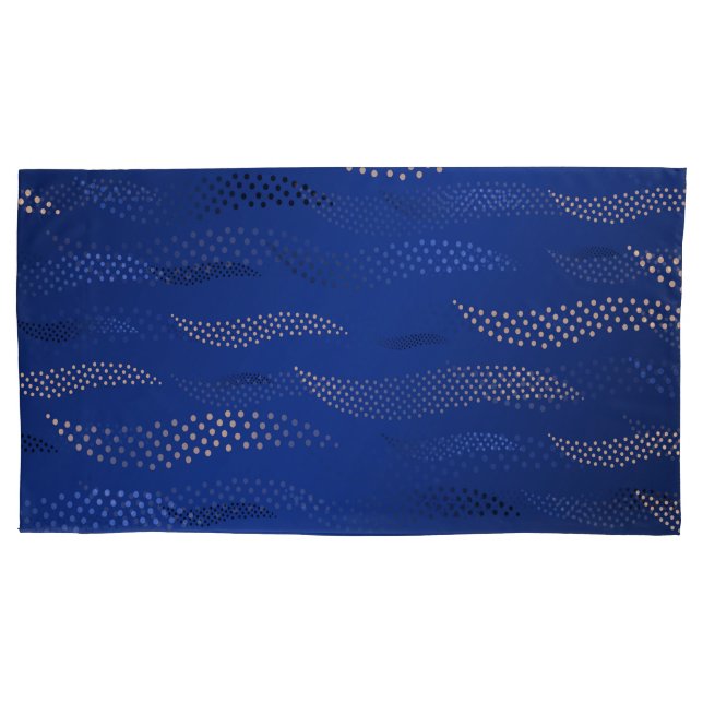Waves Tiger (stylized pattern) 2 Pillow Case (Front)