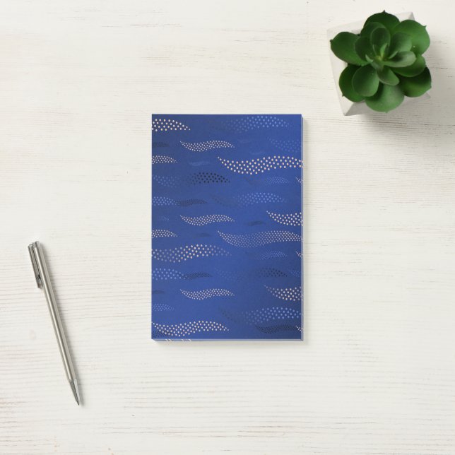 Waves Tiger (stylized pattern) 2 Post-it Notes (Office)