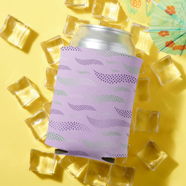 Waves Tiger (stylized pattern) 3 Can Cooler (In Situ Summer)