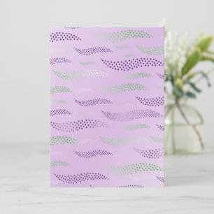 Waves Tiger (stylized pattern) 3 Thank You Card