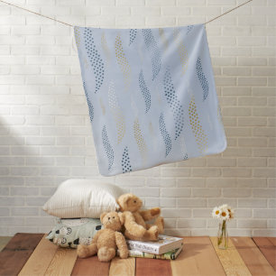 Waves Tiger (stylized pattern) 4 Baby Blanket